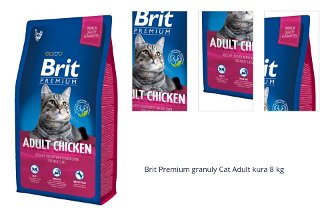 Brit Premium granuly Cat Adult kura 8 kg 1