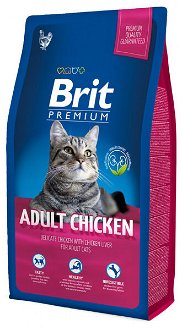 Brit Premium granuly Cat Adult kura 8 kg 2