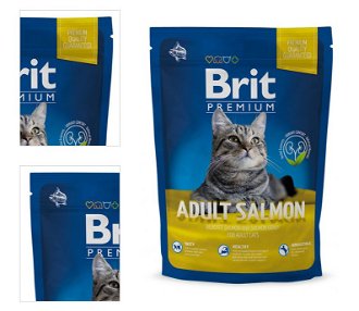 Brit Premium granuly Cat Adult losos 1,5 kg 4
