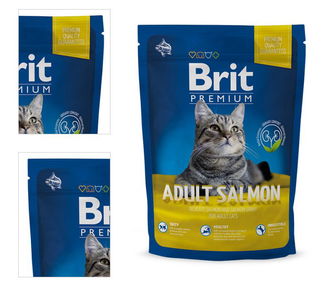 Brit Premium granuly Cat Adult losos 300g 4