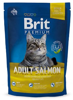 Brit Premium granuly Cat Adult losos 800 g