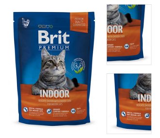Brit Premium granuly Cat Indoor kura 300g 3