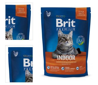 Brit Premium granuly Cat Indoor kura 300g 4