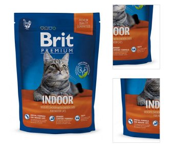 Brit Premium granuly Cat Indoor kura 800 g 3