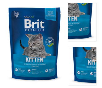 Brit Premium granuly Cat Kitten kura 1,5 kg 3