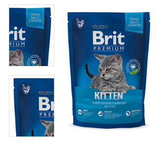 Brit Premium granuly Cat Kitten kura 1,5 kg 4