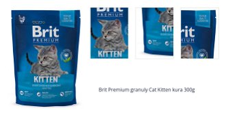 Brit Premium granuly Cat Kitten kura 300g 1