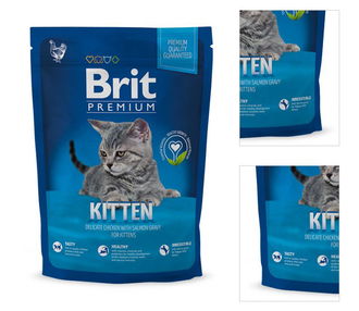 Brit Premium granuly Cat Kitten kura 300g 3