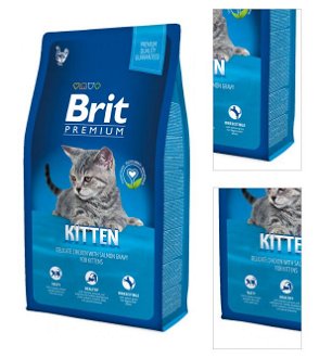 Brit Premium granuly Cat Kitten kura 8 kg 3