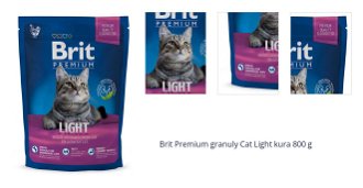 Brit Premium granuly Cat Light kura 800 g 1