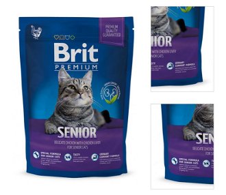 Brit Premium granuly Cat Senior kura 1,5 kg 3