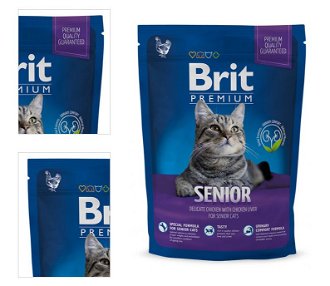Brit Premium granuly Cat Senior kura 1,5 kg 4