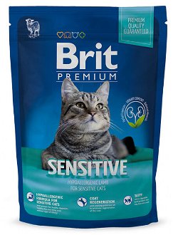 Brit Premium granuly Cat Sensitive jahňa 1,5 kg
