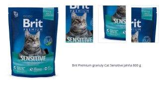 Brit Premium granuly Cat Sensitive jahňa 800 g 1