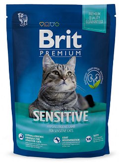Brit Premium granuly Cat Sensitive jahňa 800 g 2