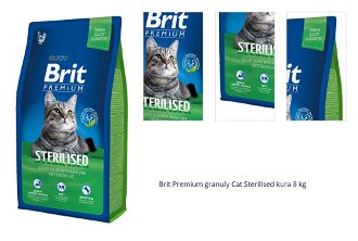 Brit Premium granuly Cat Sterilised kura 8 kg 1