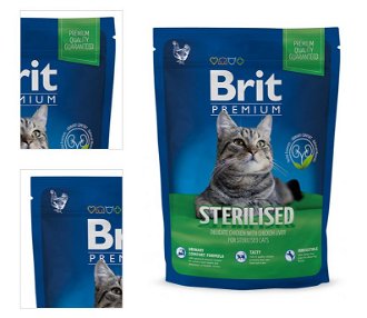 Brit Premium granuly Cat Sterilized kura 300g 4