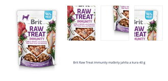 Brit Raw Treat Immunity maškrty jahňa a kura 40 g 1