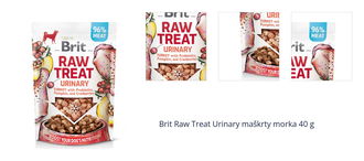 Brit Raw Treat Urinary maškrty morka 40 g 1