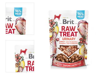 Brit Raw Treat Urinary maškrty morka 40 g 4