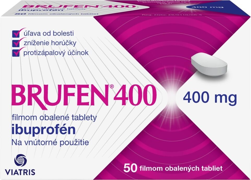 Brufen Protizápalové lieky 50 tabliet