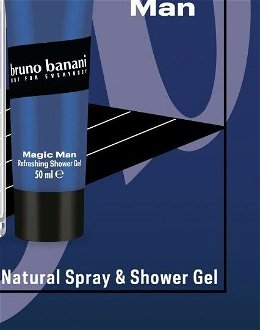 Bruno Banani Magic Man - deodorant s rozprašovačem 75 ml + sprchový gel 50 ml 9