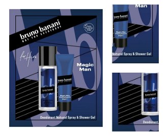 Bruno Banani Magic Man - deodorant s rozprašovačem 75 ml + sprchový gel 50 ml 3