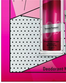 Bruno Banani Pure Woman - deodorant s rozprašovačem 75 ml + sprchový gel 50 ml 8