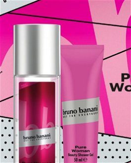 Bruno Banani Pure Woman - deodorant s rozprašovačem 75 ml + sprchový gel 50 ml 5