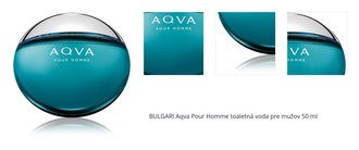 BULGARI Aqva Pour Homme toaletná voda pre mužov 50 ml 1