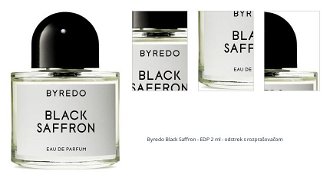 Byredo Black Saffron - EDP 2 ml - odstrek s rozprašovačom 1