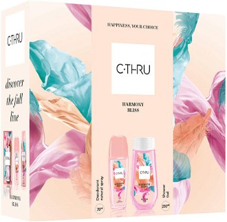 C-THRU Harmony Bliss - deodorant s rozprašovačem 75 ml + sprchový gel 250 ml