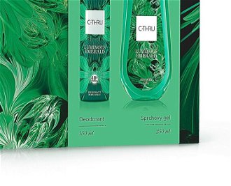 C-THRU Luminous Emerald - deodorant ve spreji 150 ml + sprchový gel 250 ml 9