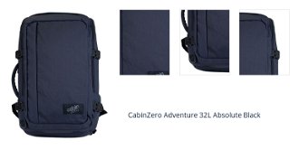 CabinZero Adventure 32L Absolute Black 1