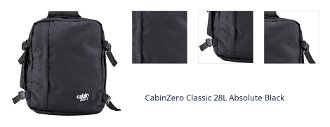 CabinZero Classic 28L Absolute Black 1