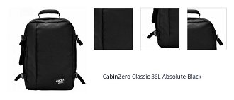 CabinZero Classic 36L Absolute Black 1