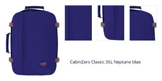 CabinZero Classic 36L Neptune blue 1