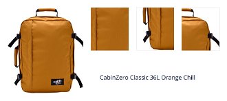 CabinZero Classic 36L Orange Chill 1
