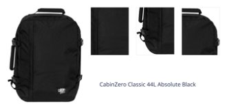 CabinZero Classic 44L Absolute Black 1