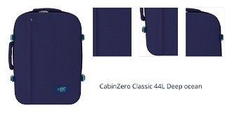 CabinZero Classic 44L Deep ocean 1