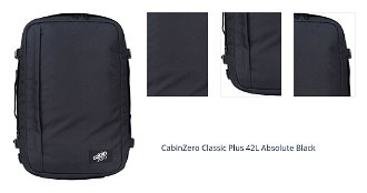 CabinZero Classic Plus 42L Absolute Black 1