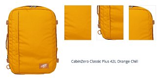 CabinZero Classic Plus 42L Orange Chill 1