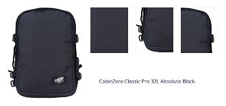 CabinZero Classic Pro 32L Absolute Black 1