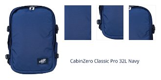 CabinZero Classic Pro 32L Navy 1