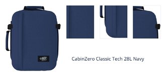 CabinZero Classic Tech 28L Navy 1