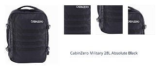 CabinZero Military 28L Absolute Black 1