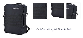 CabinZero Military 44L Absolute Black 1