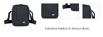 CabinZero Sidekick 3L Absolute Black 1