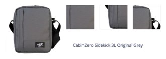 CabinZero Sidekick 3L Original Grey 1