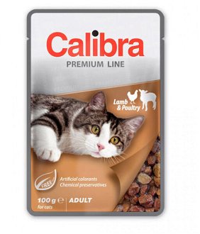 Calibra cat kapsička Premium Adult jahňa a hydina 100 g